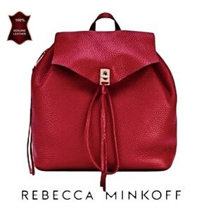 Rebecca Minkoff Red Leather Backpack